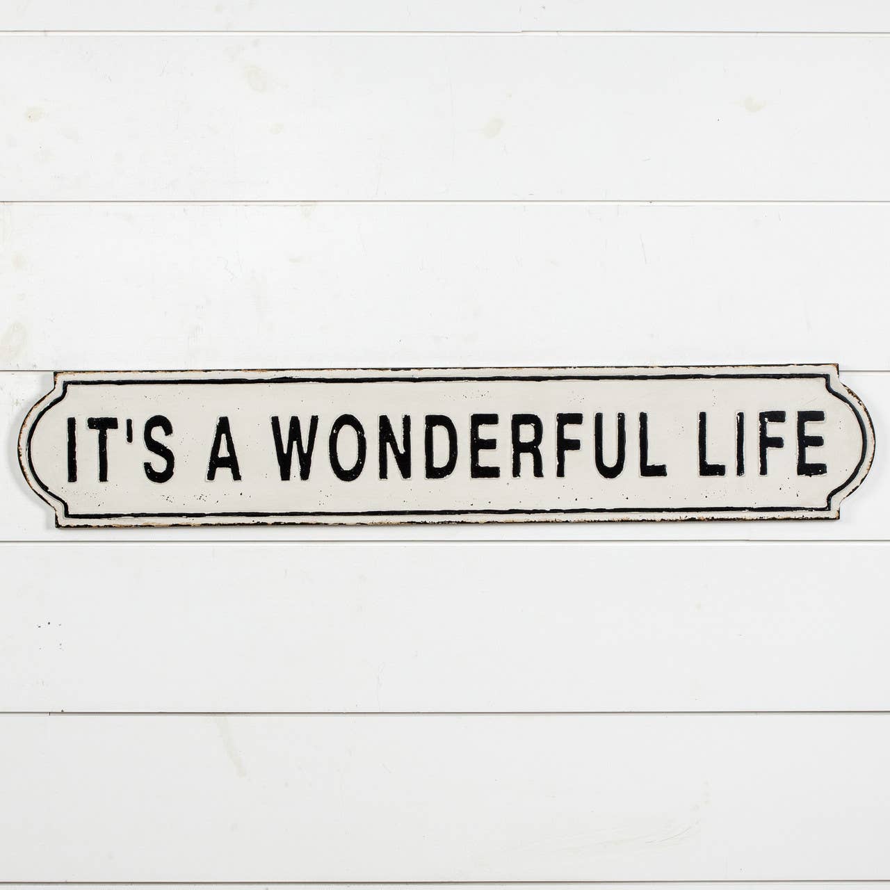 It's A Wonderful Lift Metal Sign 44"