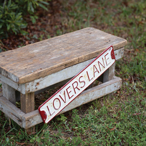 Lovers Lane Street Sign