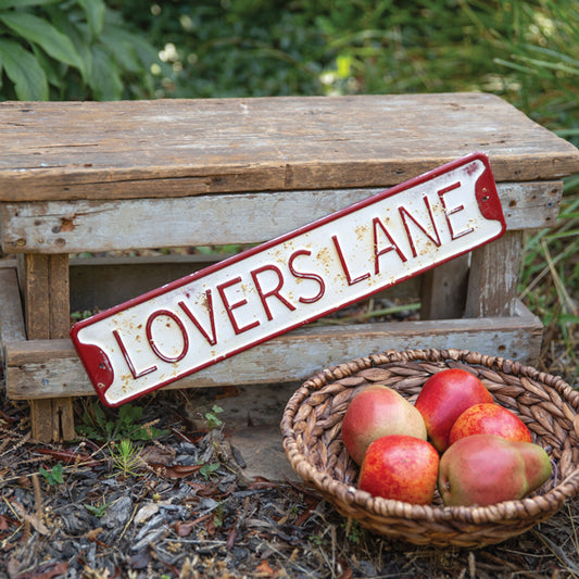 Lovers Lane Street Sign