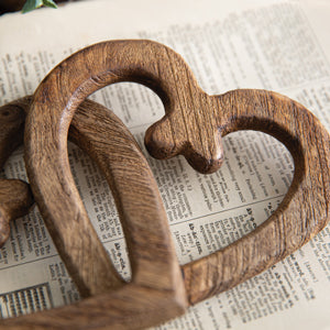 Interlocking Heart Wood Chain