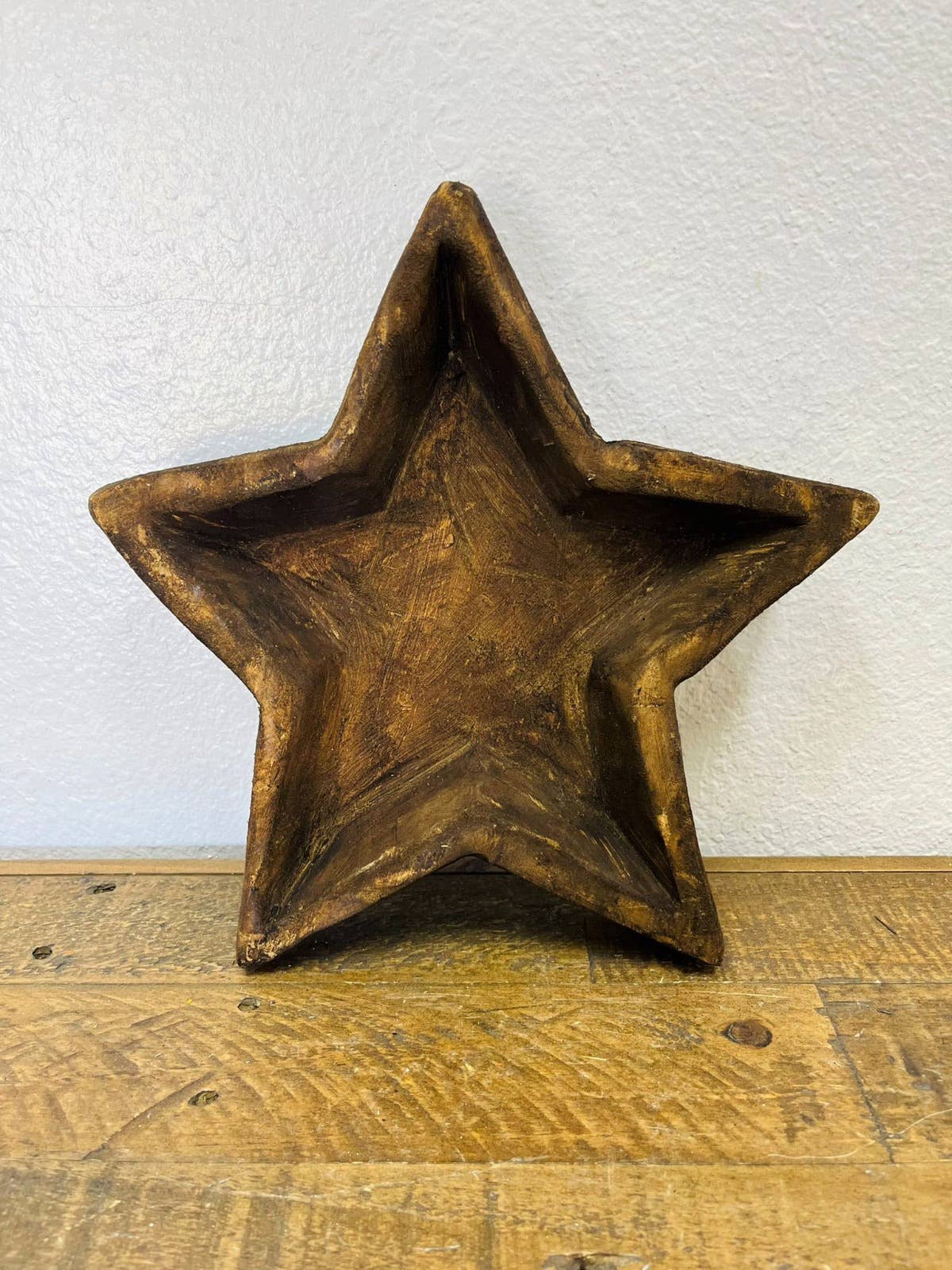 Handmade Star Dough Bowl  11 in.