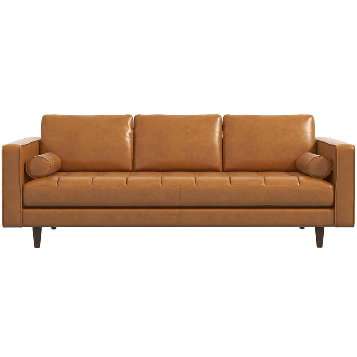 Catherine Genuine Leather Sofa 84"