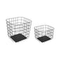 Steel Stackable Basket 2-Pack (12-in W x 12.2-in H x 12.2-in D)