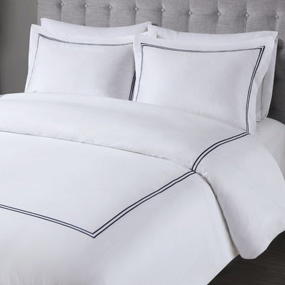 100% Cotton Sateen Embroidered Comforter Set, King