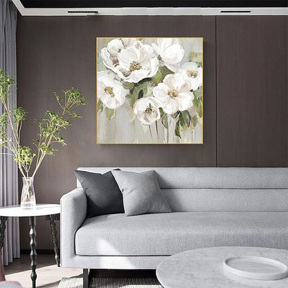 Magnolia Hand Painted Wall Art, available in 7 sizes