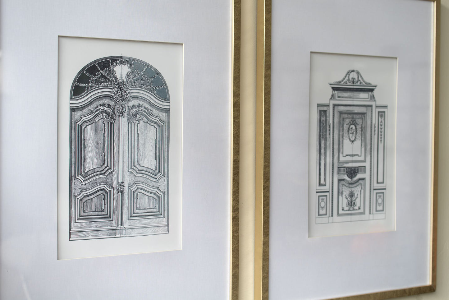 Architectual Wall Art, Set of 2,  24" x 32"