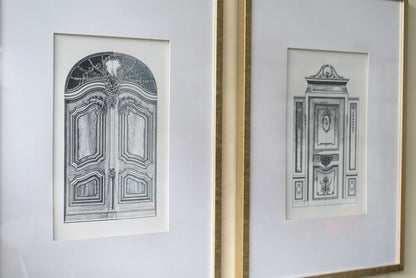 Architectual Wall Art, Set of 2,  24" x 32"