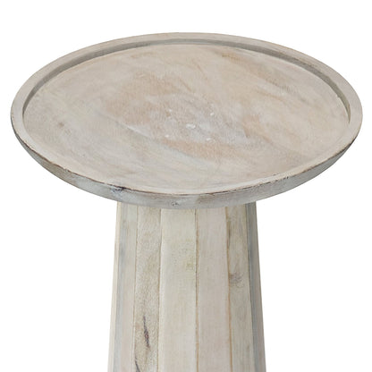 Dayton - Wooden Accent Table - White Wash