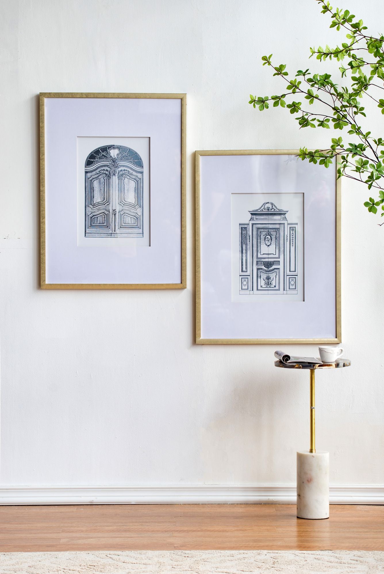 Architectual Wall Art, Set of 2,  24" x 32"