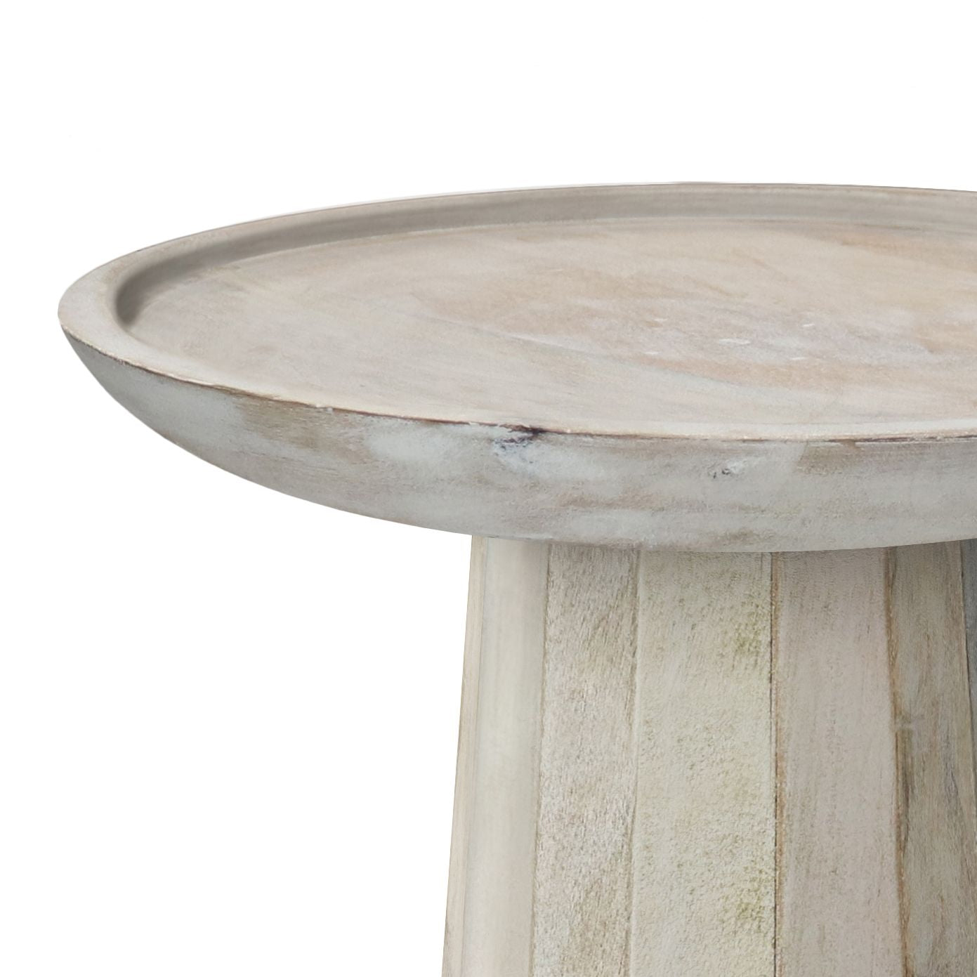 Dayton - Wooden Accent Table - White Wash