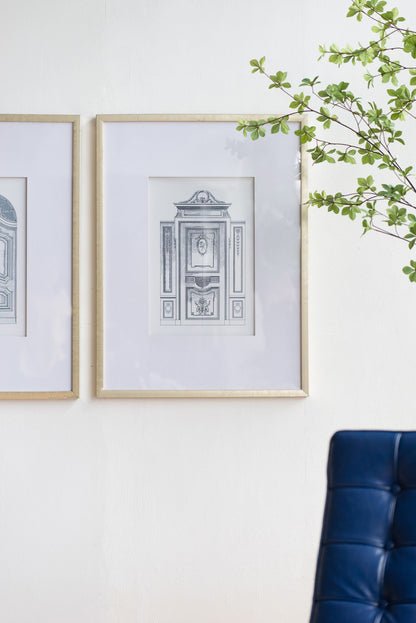 Architectual Wall Art, Set of 2,  24" x 32"