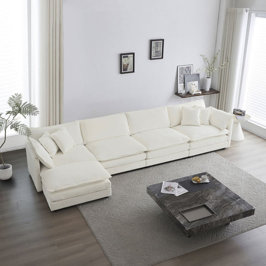 The Ayla Cloud Couch Sectional Sofa 146.5"