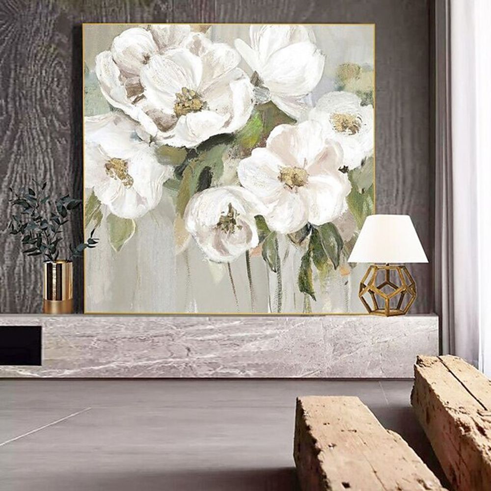 Magnolia Hand Painted Wall Art, available in 7 sizes