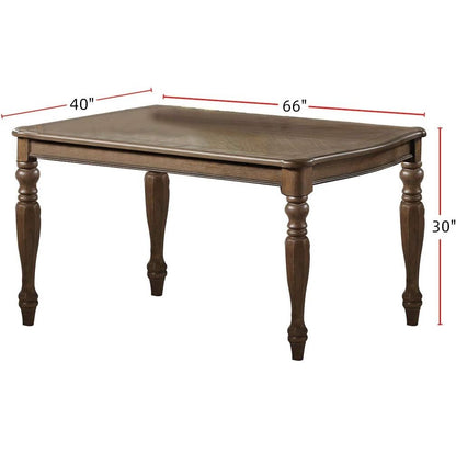 Transitional Style 1pc Dining Table