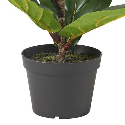 25.6 Inch Artificial Fiddle Leaf Fig Tree