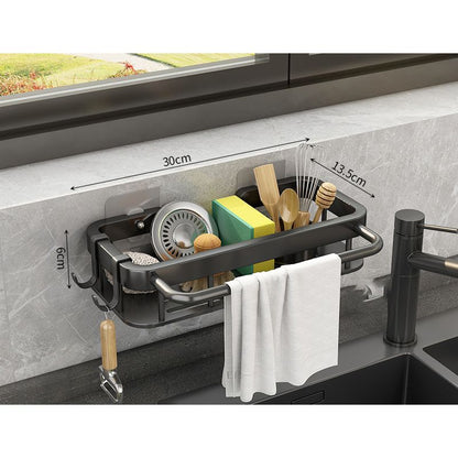 Sponge Holder for Kitchen Sink Adhesive Sponge Caddy