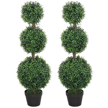 Artificial Topiary Plant Set of 2, 40"