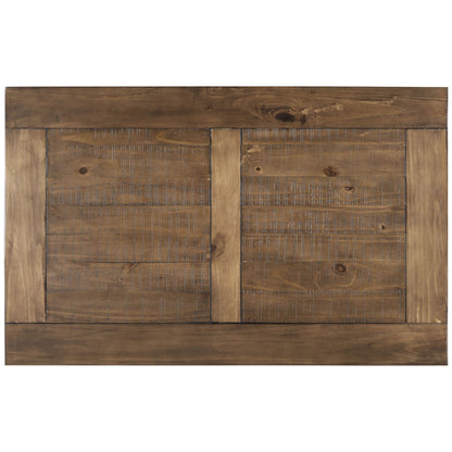 Rustic Coffee Table with Storage, Solid Pine Wood, 3 colors