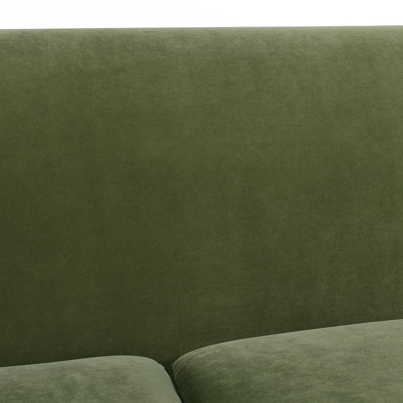 Alana Three-Cushion Tightback Sofa Olive Green Performance Velvet