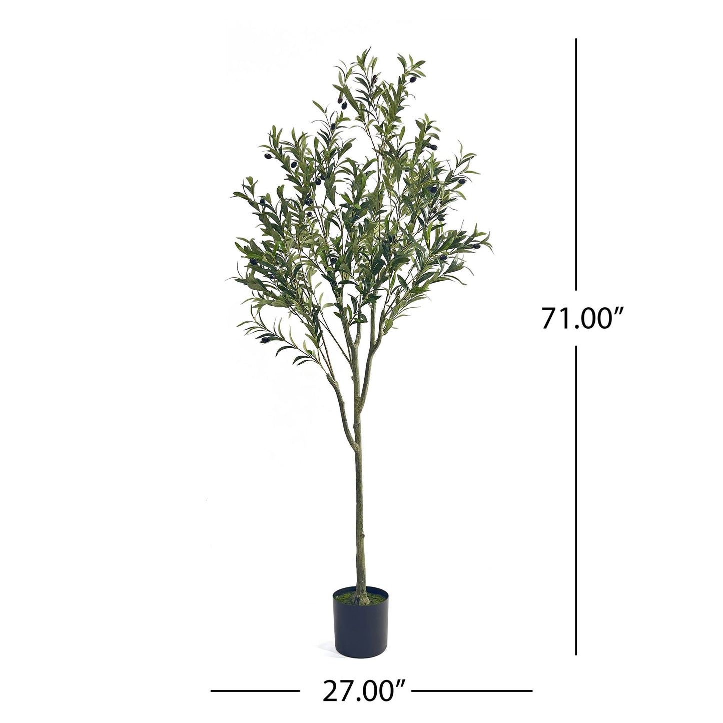 71 Inch Artificial Olive Tree