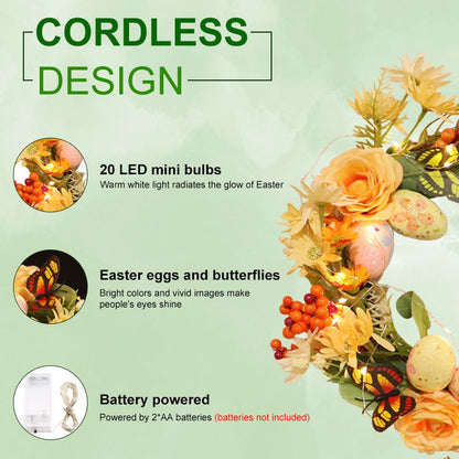 Easter Wreath Decoration, 5 designs to choose from