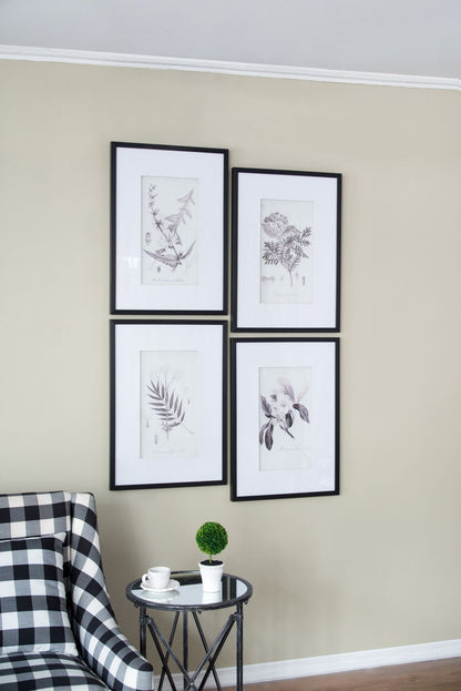 Botanical Wall Art Prints, Set of 4, 20" x 28"