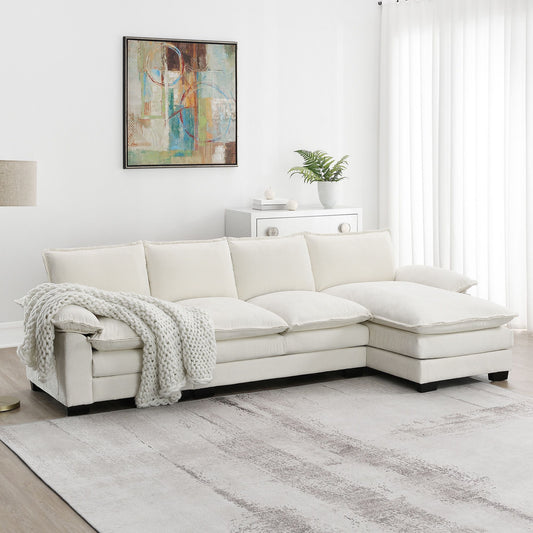 The Celeste Sofa Sectional with Chaise Lounge 118"