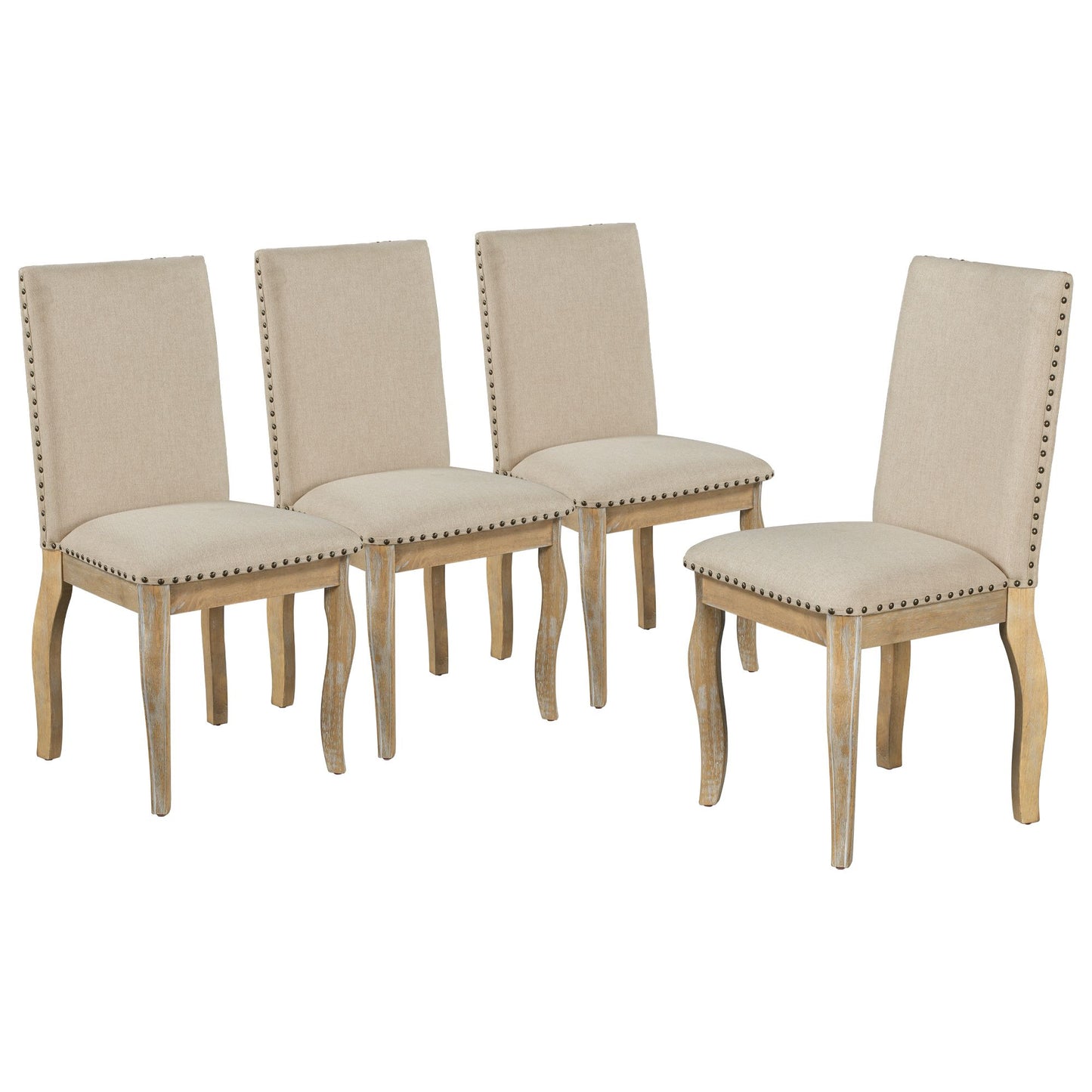 Upholstered Dining Chairs, Set of 4