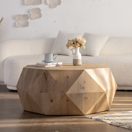 Three-dimensional Coffee Table 38"