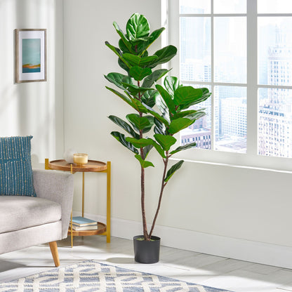 59 Inch Artificial Fiddle Leaf Fig Tree