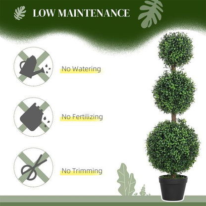 Artificial Topiary Plant Set of 2, 40"