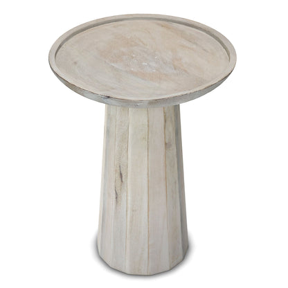 Dayton - Wooden Accent Table - White Wash