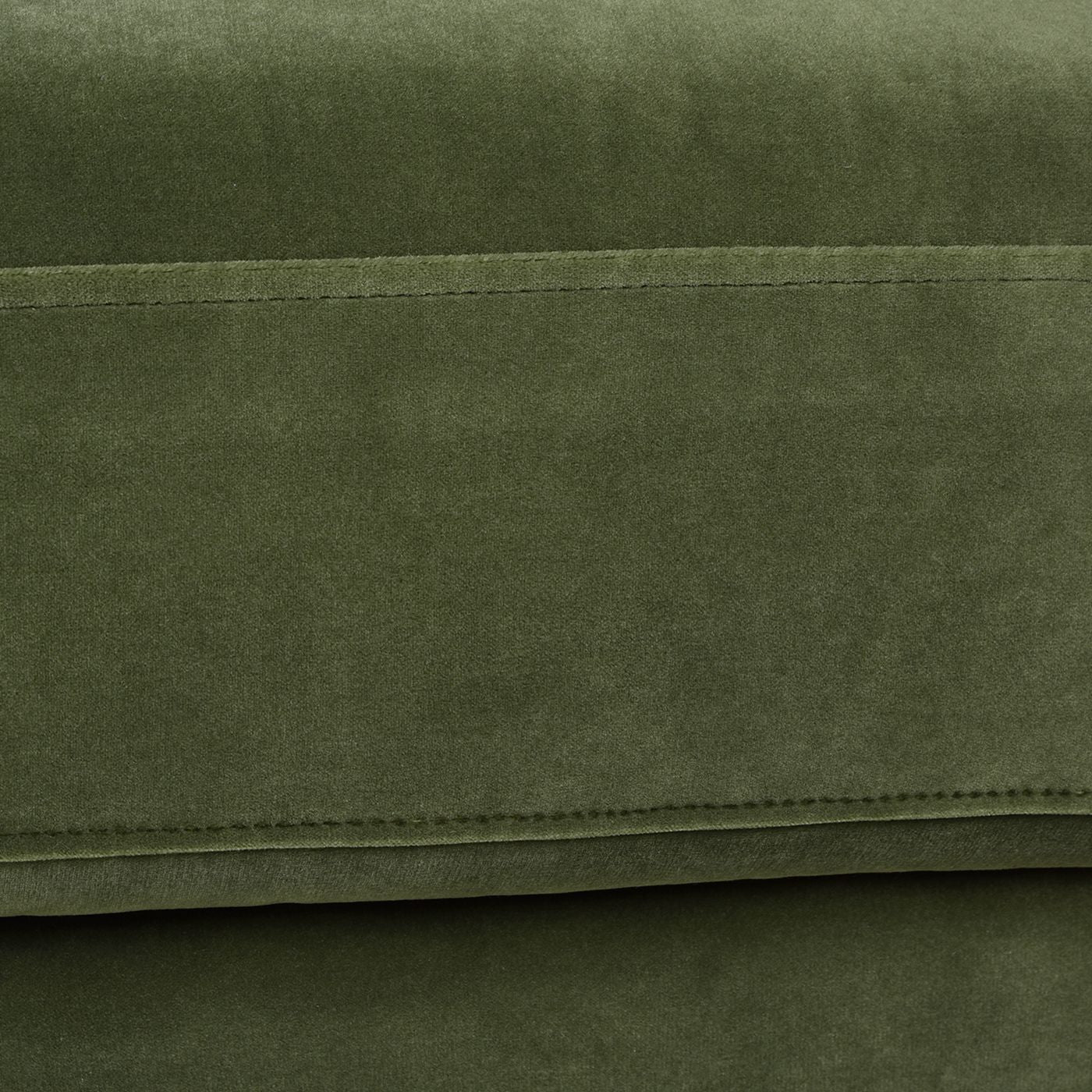 Alana Three-Cushion Tightback Sofa Olive Green Performance Velvet