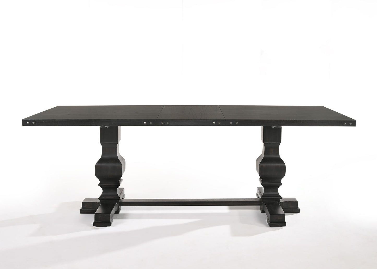 Morland Vintage Black Finish Dining Table