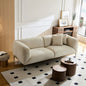 Contemporary Beige Sofa size 89.37"