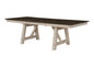 Cottage Style 1pc Extendable Dining Table