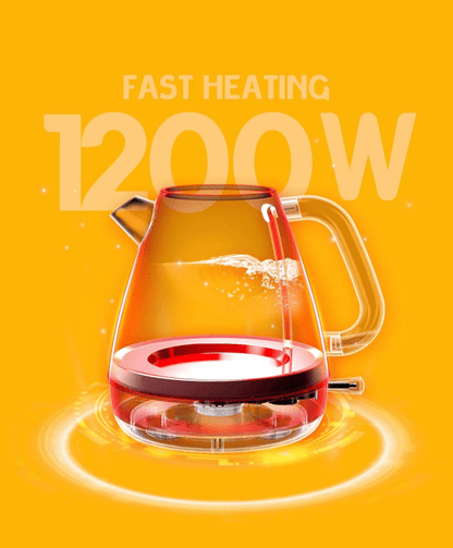 Retro Electric Kettle 1200W Dial Thermometer Fast Boiling, also available in red and stainless