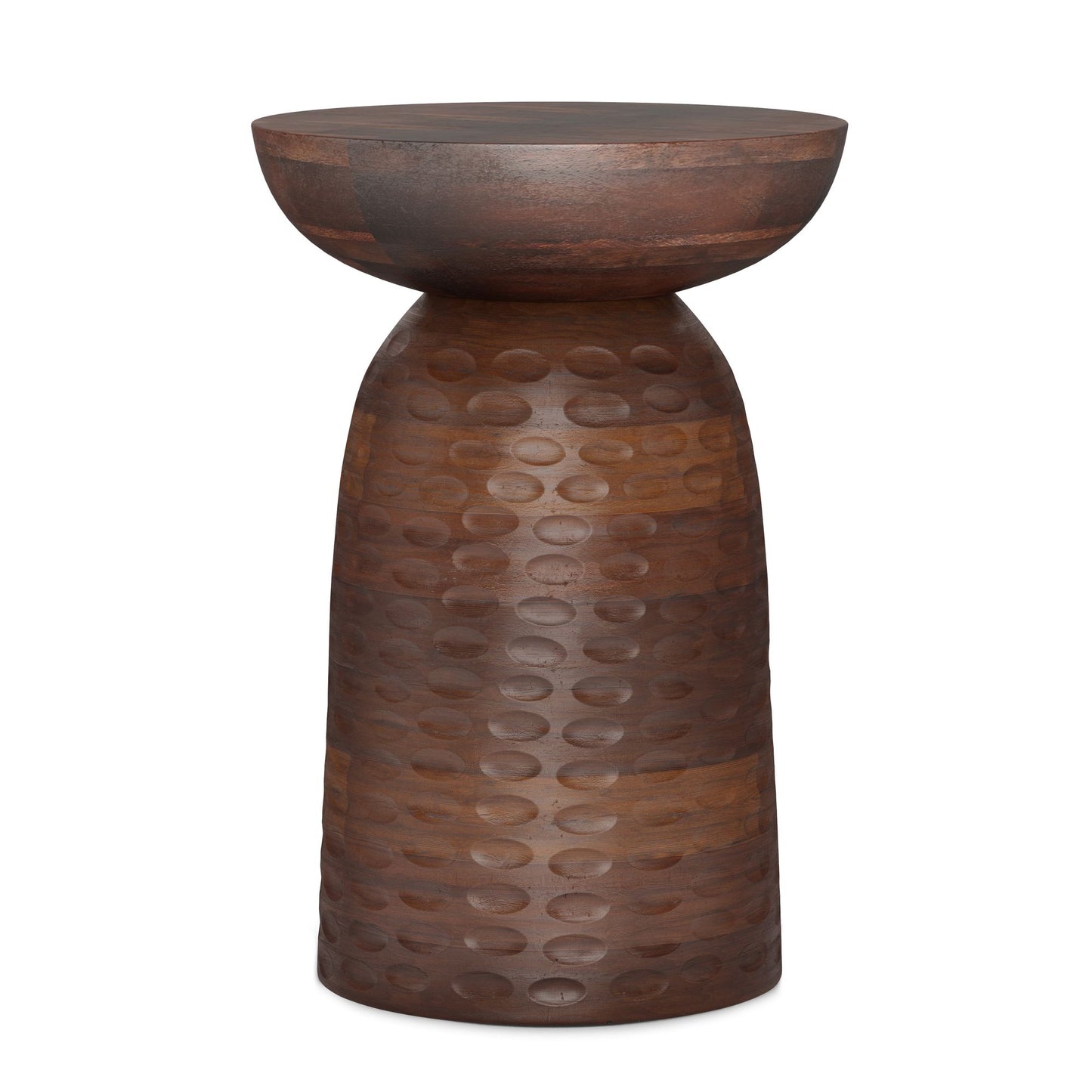 Boyd - Wooden Accent Table - Warm Dark Brown