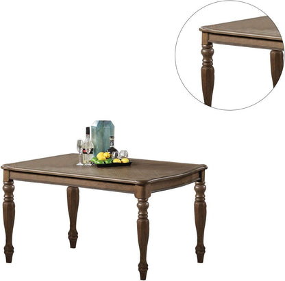 Transitional Style 1pc Dining Table