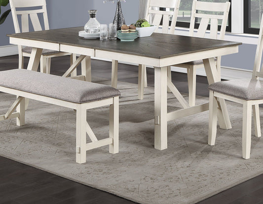 Farmhouse Dining Table with Leaf