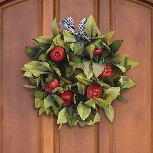 Harvest Festival Pomegranate Fruit Wreath